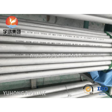 ASTM A312 TP304 PIPE keluli tahan karat austenik